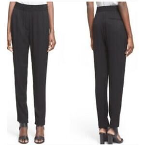 3.1 Phillip Lim Black Pleated Ankle Trouser Pants